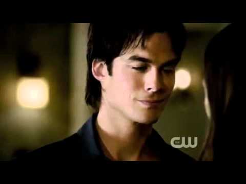 Vampire Diaries 3x01 Damon gives Elena her birthday present from him