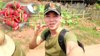 preview picture of video 'Lên Suối Câu Cua, Nướng Gà Đồi [ Nghe chuyện rừng già ] // Mai Châu Vlog'