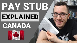 My PAY STUB in CANADA // PAYROLL DEDUCTIONS - Income TAX, CPP & EI // Canadian Tax Guide Ch 12