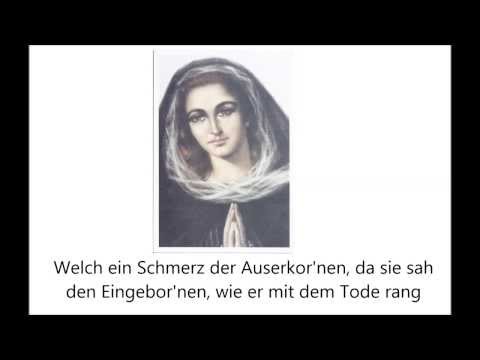Christi Mutter stand mit Schmerzen