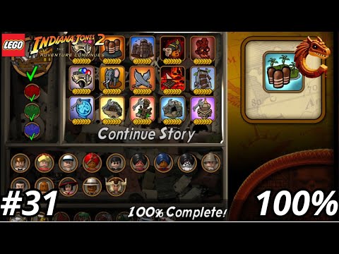 LEGO Indiana Jones 2 100% Walkthrough Part 31 Temple of Doom All Bonus Levels