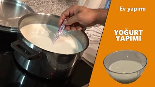 YOĞURT YAPIMI: Pastörize Sütle Ev Yapımı Yoğurt Tarifi