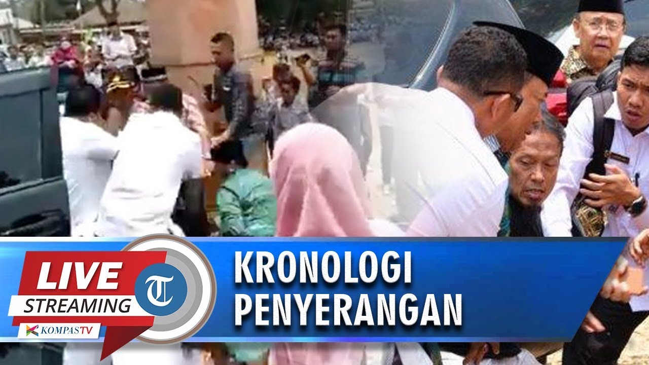 VIDEO Kronologi Menkopolhukam Wiranto Ditusuk saat Berada di Banten ...