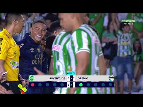 Juventude 1(1) x 1(4) Grêmio | Pênaltis completos Campeonato gaúcho semifinal jogo da volta 