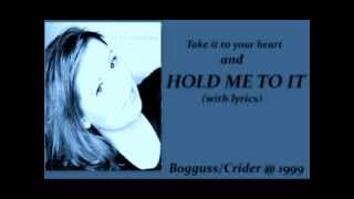 Suzy Bogguss - Hold Me To It ( + lyrics 1999)