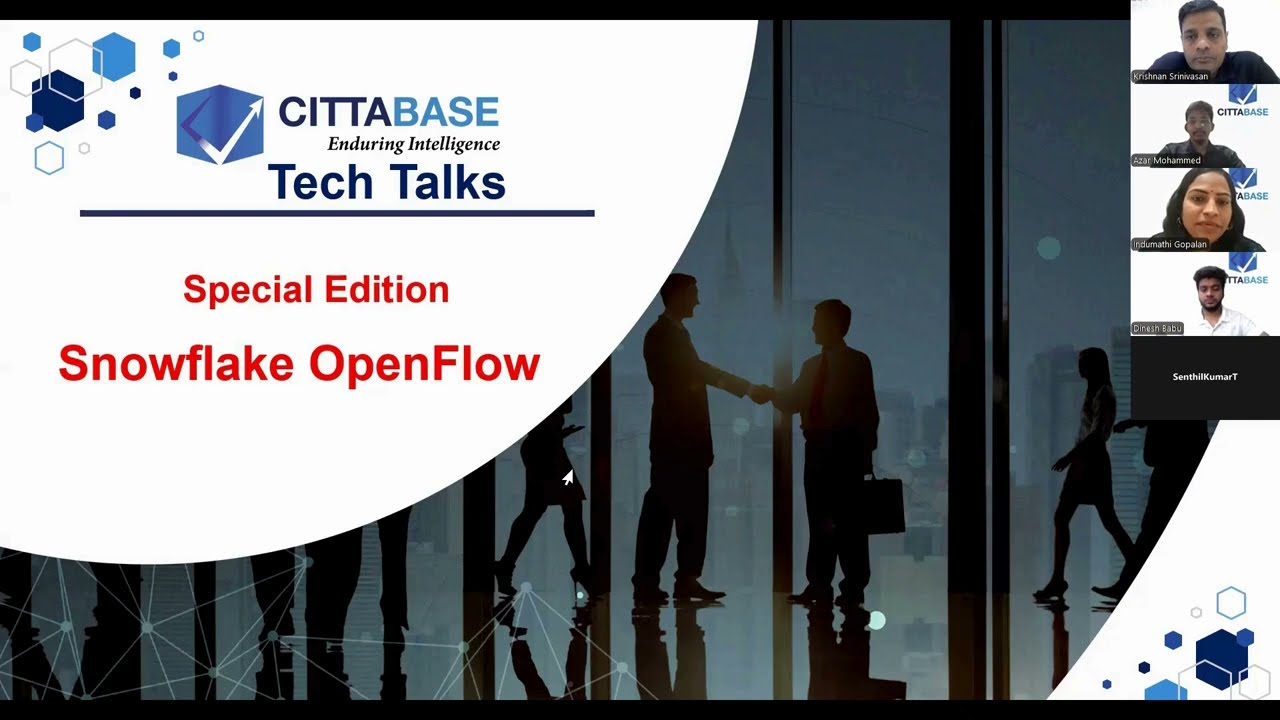 Cittabase Techtalks - Snowflake Openflow