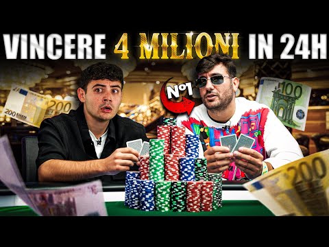 24 ORE con il CAMPIONE di POKER: tra i 17 MILIONI vinti e i SEGRETI del GIOCO - Giorno di prova