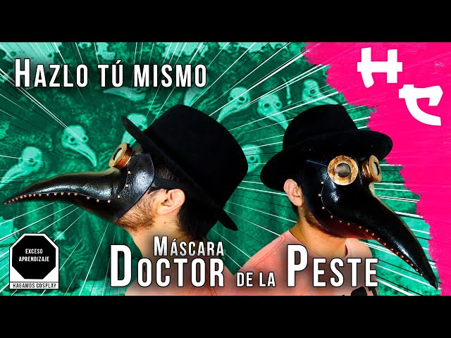 Vídeo relacionado con Máscara de Médico de la Peste para Disfraz Medieval Adulto, Mask con Pico Similar a un Pájaro para Halloween Carnaval y Fiestas Temáticas, Talla única (Negro)