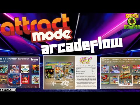Attract-Mode ArcadeFlow Easy Setup #attractmode #emulator #frontend