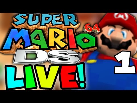 Super Mario 64 DS UNLOCKING MARIO! Part 1