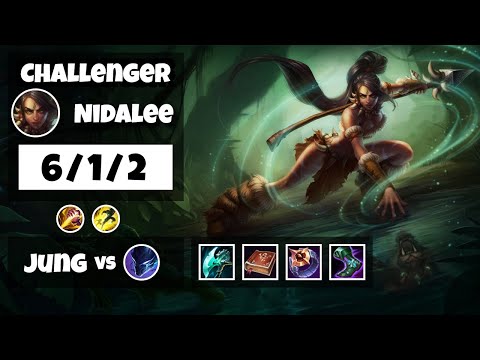 Nidalee vs Nocturne KOREAN Challenger JUNGLE (6/1/2) - v11.11