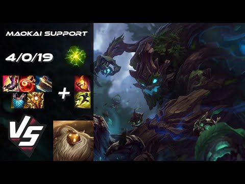 SUPPORT Maokai vs Bard - EU Grandmaster Patch 25.S1.7