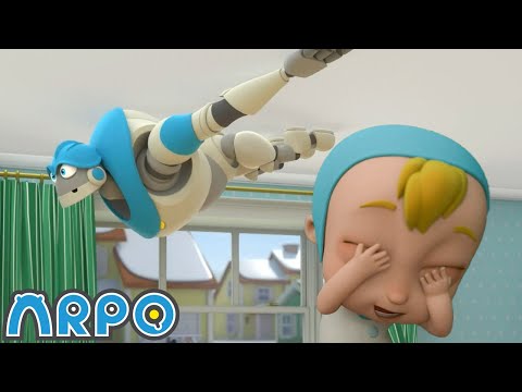Snow EVERYWHERE!!!☃️ | ARPO The Robot | Robot Cartoons for Kids | Moonbug Kids