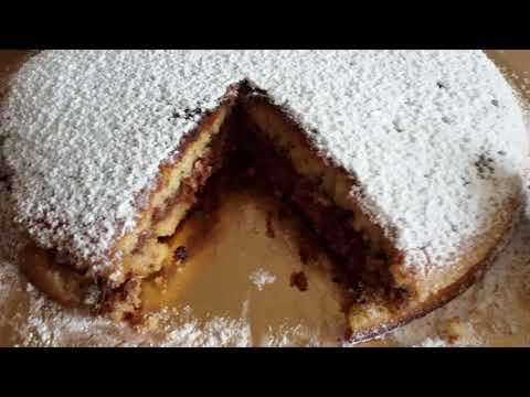 Torta ripiena di nutella