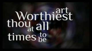 Phos Hilaron Typography video