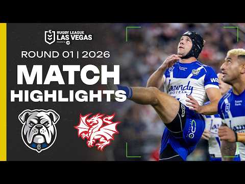 NRL Highlights  | 2026 Match Highlights | Bulldogs v Dragons | Round 1