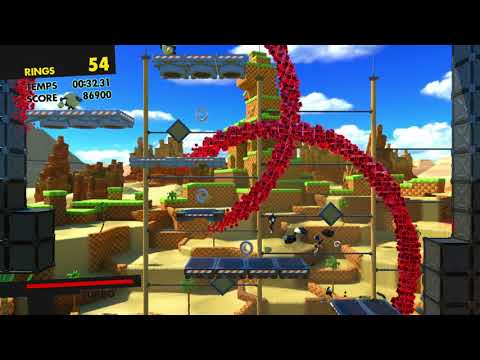 156   Walkthrough FR l Sonic Forces l Episode Shadow 3 Ring Lune  Réalité Virtuelle   Green Hill