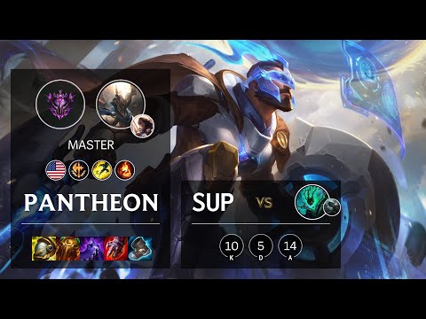 Pantheon Support vs Thresh - NA Master Patch 11.12