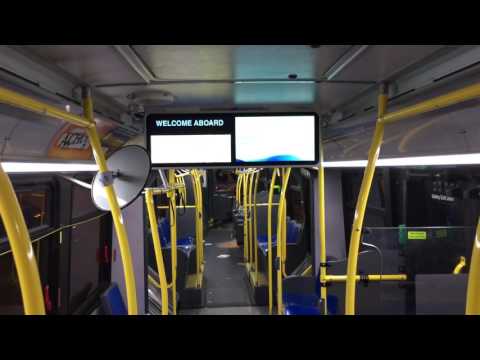 MTA bus Q44 sbs nova 5265 with TV screens
