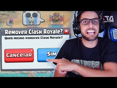 REMOVI O CLASH ROYALE DEPOIS DESSE DESAFIO DO RAGE!