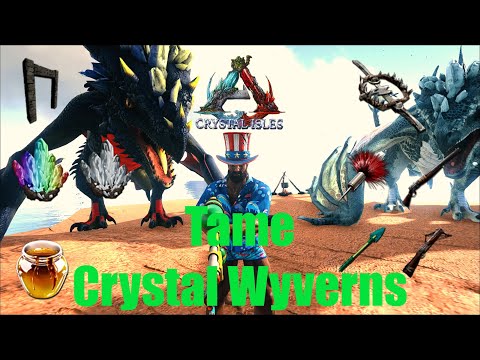 The Easiest & Fastest Way To Tame Crystal Wyverns - INCLUDES All WYVERN LOCATIONS - Crystal Isles