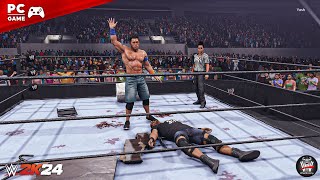 WWE 2K24 - John Cena vs Stone Cold Steve Austin at WrestleMania