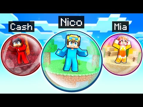 Nico - We’re TRAPPED in a BUBBLE in Minecraft!