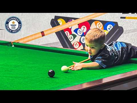 Two Year Old Snooker Genius | Guinness World Records