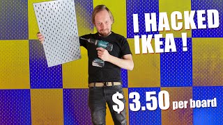 I Built IKEA SKÅDIS Pegboards for WAY Less – You’ll Be Shocked!