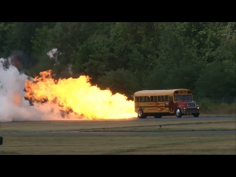 2014 Greenwood Lake Airshow - Jet Powered School Bus