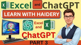 Complete Excel Tutorial with A.I in just 8 minutes! | Excel + AI = Big Second Salary | Raim Hiadery