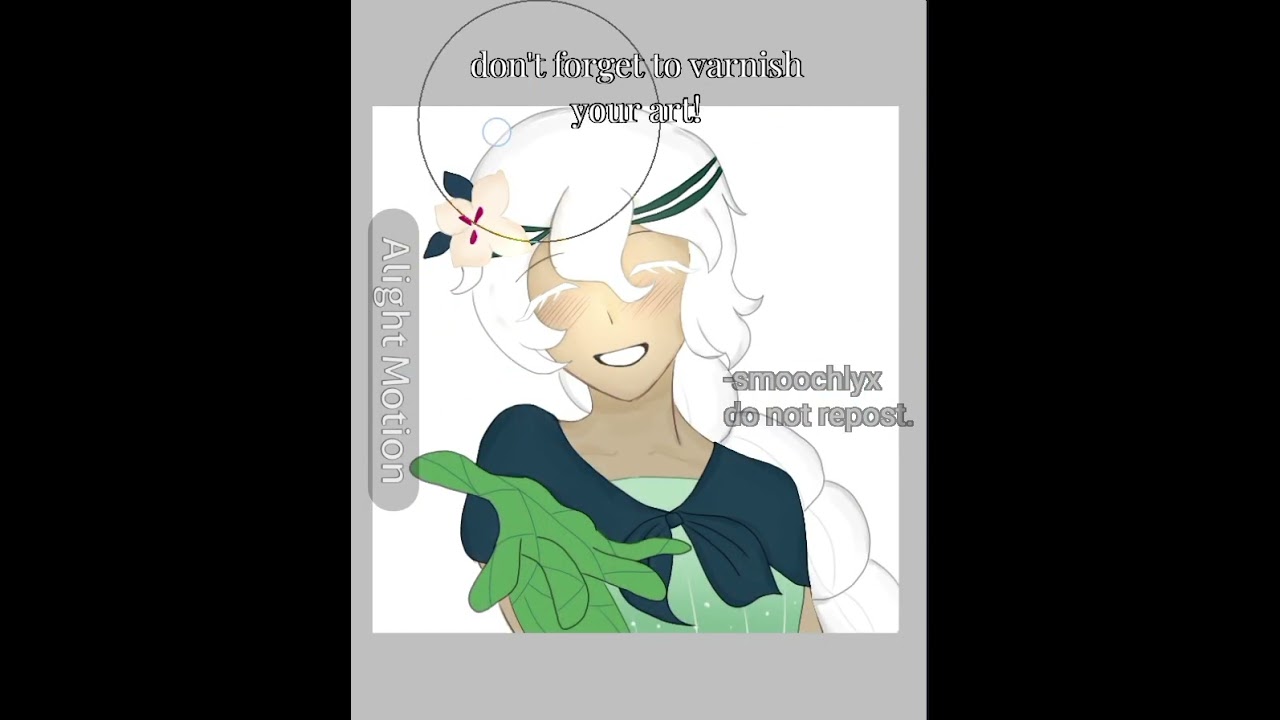 don't forget to varnish your art! || #trend #art #crk #alightmotion #alnst #bsd #artist #hehs