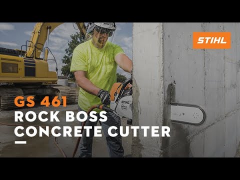 STIHL GS 461 Rock Boss® Concrete Cutter | Features and Benefits
