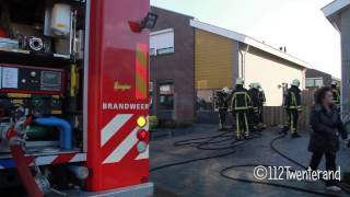 preview picture of video '17-01-2015 Woningbrand Flierakkers Vroomshoop'