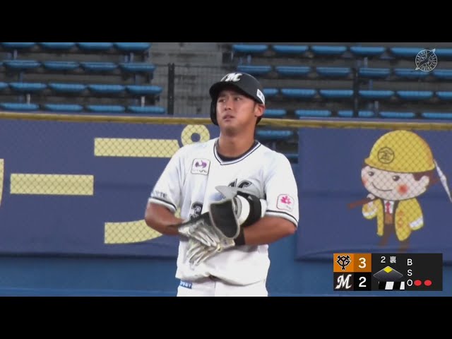 【ファーム】マーティンの初盗塁からの追加点!! マリーンズ・平沢大河がタイムリー2ベース!!  2024年7月4日 千葉ロッテマリーンズ 対 読売ジャイアンツ