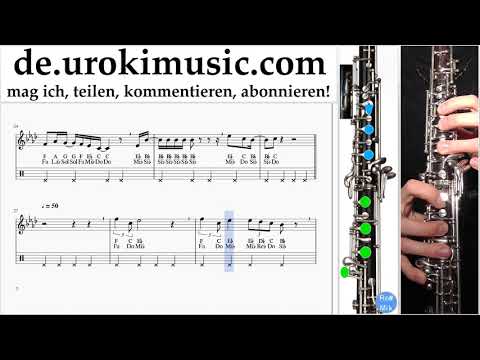 Oboenunterricht Ariana Grande - Breathin Noten Lernen um-ih995