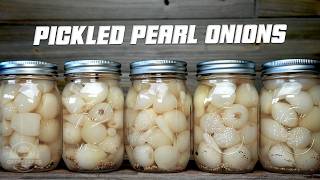 Pickled Pearl Onions Canning - Old Fashioned Cocktail Onions Recipe