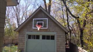 Goalsetter GS54 Baseline Wall Mount Basketball Hoop