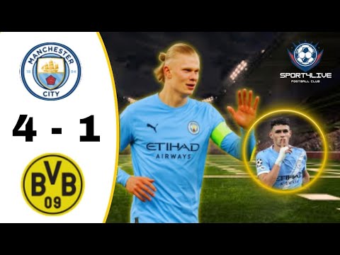 Man City vs Borussia Dortmund 2025 | 4 - 1 UCL Highlights in 4K