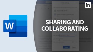 Word Tutorial - Sharing document links and collaborating