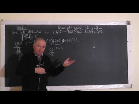 Lectia 1296 Transformarea unei fractii ordinare in fractie zecimala Numere periodice - Clasa 6