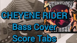 The Fuzztones-Cheyenne Rider(Bass Cover+Score+Tabs)#basscoverwithtabs #thefuzztones