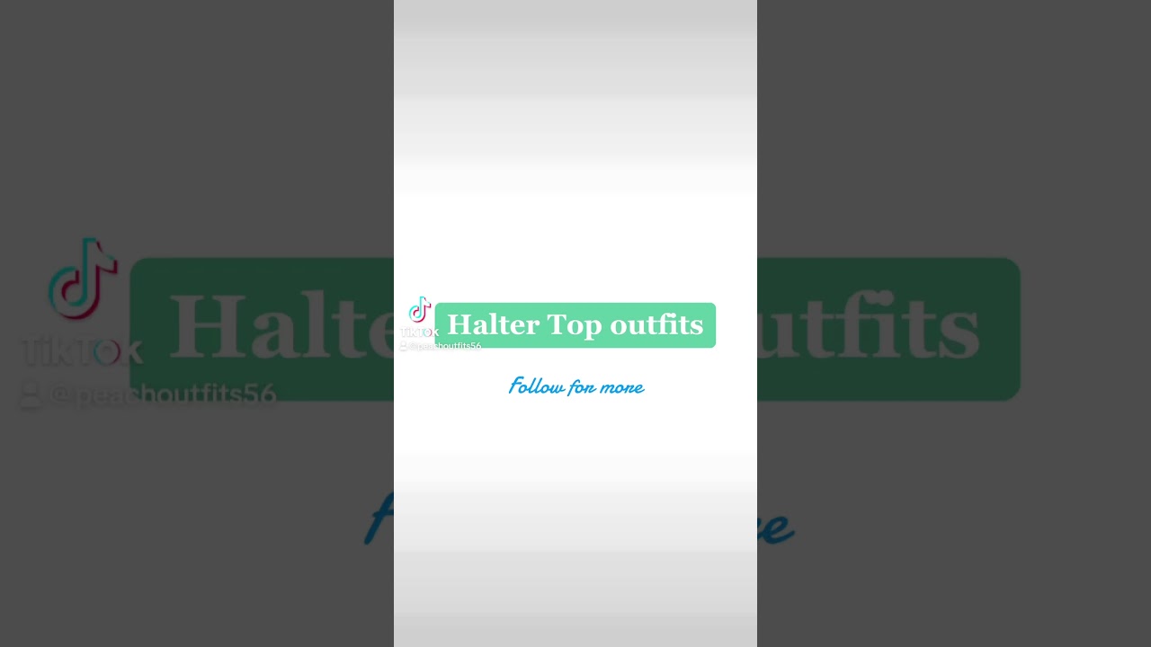 Outfits with halter tops 💫