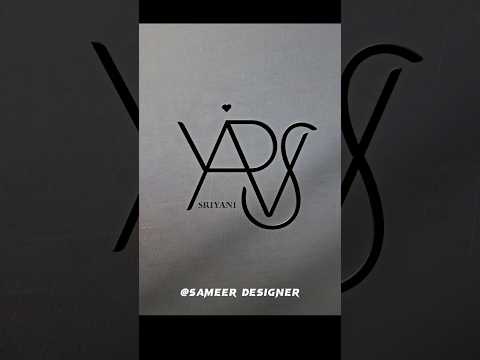 FOR 🔥💕 SRIYANI LOGO ❤️💯 ll COMMENT YOUR NAME #logo #graphicdesign #nameart #lettering #artwork