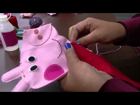 Mulher.com 13/06/2014 - Boneca Peppa Feltro por Raquel Silva