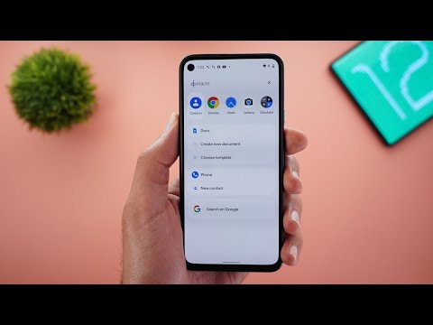 Android 12 - System Wide Search (Early Access)