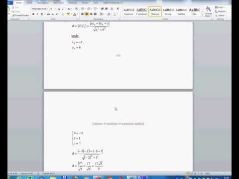 Geometrie analitica  -Lectia 9- Doua drepte paralele