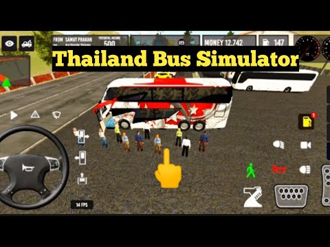 Thailand Bus Simulator!Route FromSamuth Prakan To Pathum Thani: Android Gameplay