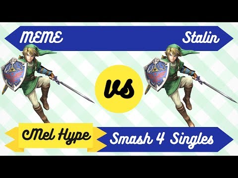 Mel Hype 3.6 - Smash 4 Singles - MEME (Falcon, Link) vs Stalin (Mario, LInk) - LR1