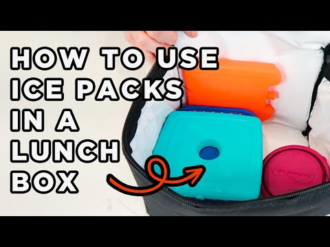 How to Use an Ice Pack to Keep School Lunches Fresh!